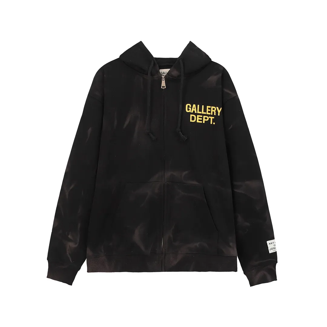 GALLERY. DEPT new zipper hooded jacket Style number: D2372 P266 Color: Black Gray Blue Code number: S M L XL